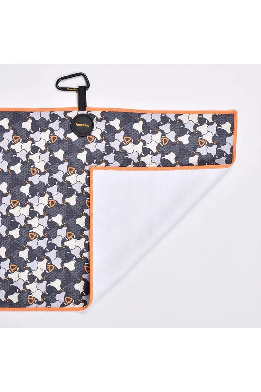 【26AW】 Caddie Towel / カラビナ付き マグネット内蔵 キャディタオル (バーズタイル)