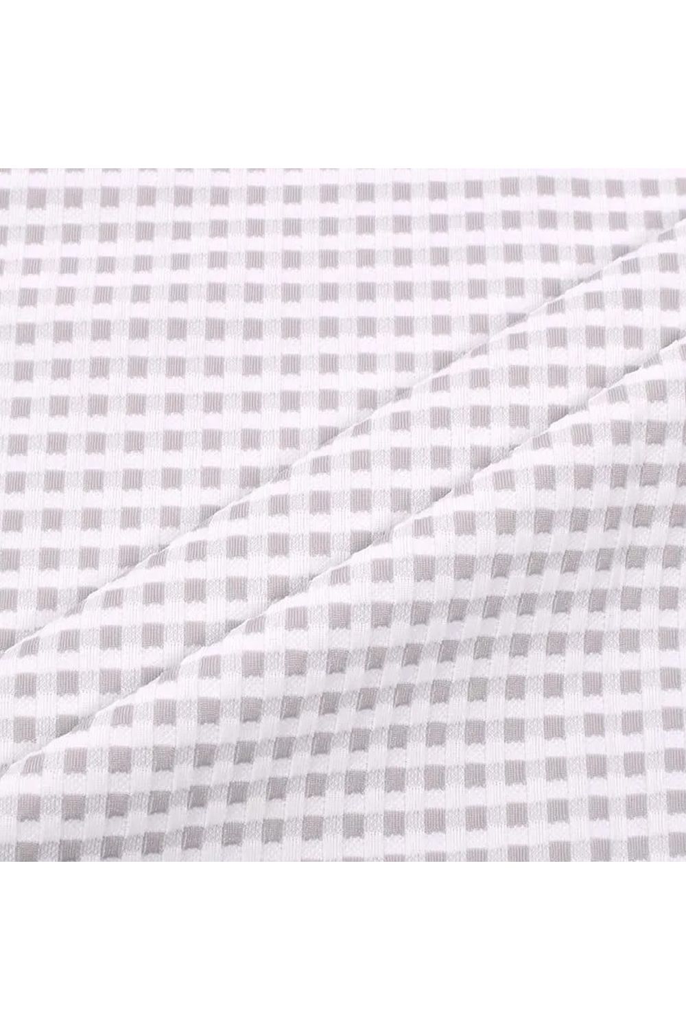 【26SS】【レディース】 GINGHAM CHECK SLEEVELESS POLO / ギンガムチェック ノースリーブ ポロシャツ (グレーベージュ)*