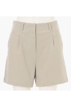【25AW】【レディース】 WS CORDUROY SINGLE PLEATED SHORT PANTS / コーデュロイ タックプリーツ ショートパンツ (サンド)