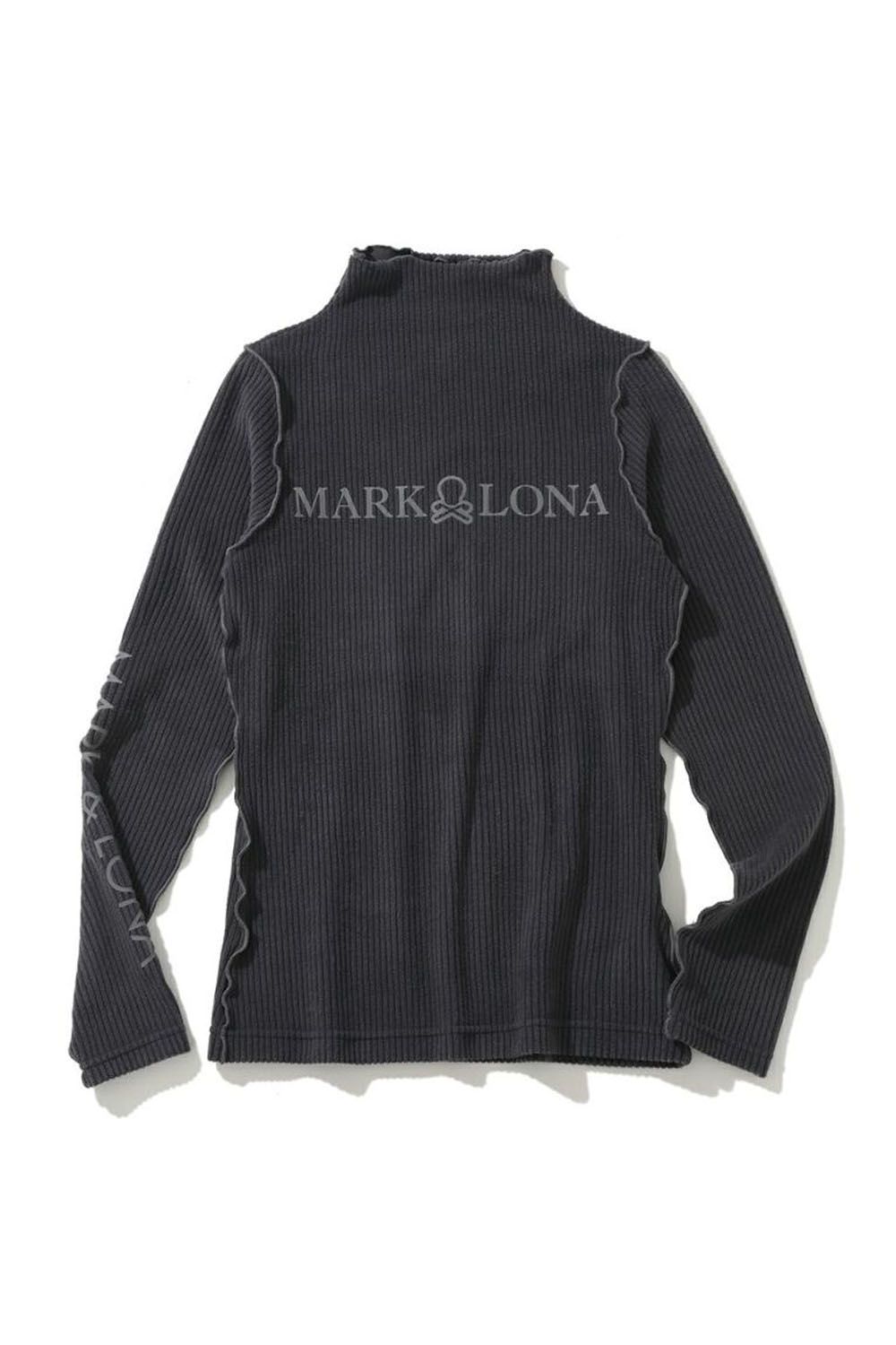 【レディース】 LODI RIBBED BOTTLENECK PULLOVER  /ボトルネック ロングスリーブシャツ (チャコール)