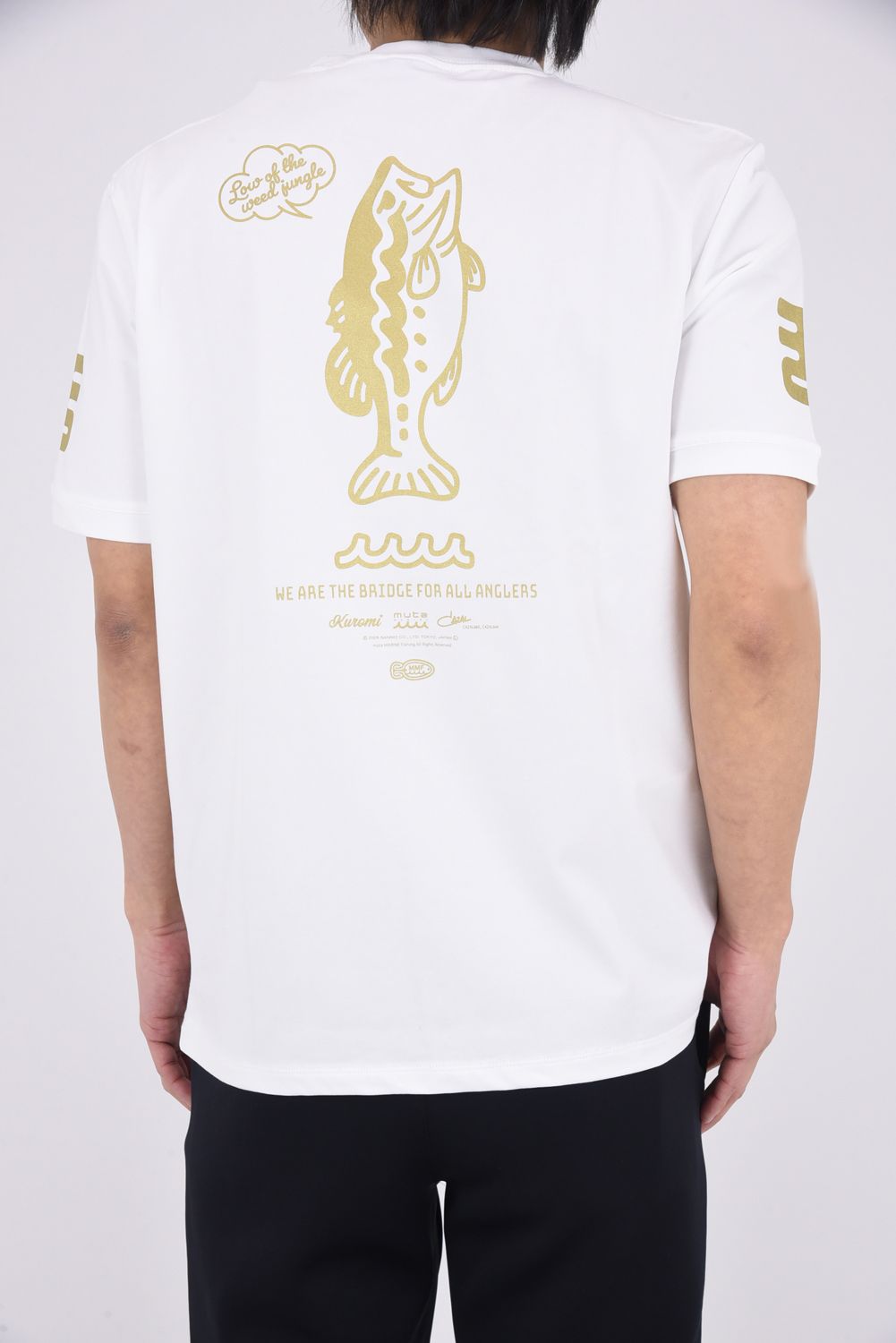 【26SS】 Kuromi × muta MARINE Fishing STRETCH T-SHIRT / Kuromiコラボレーション Tシャツ (ホワイト)