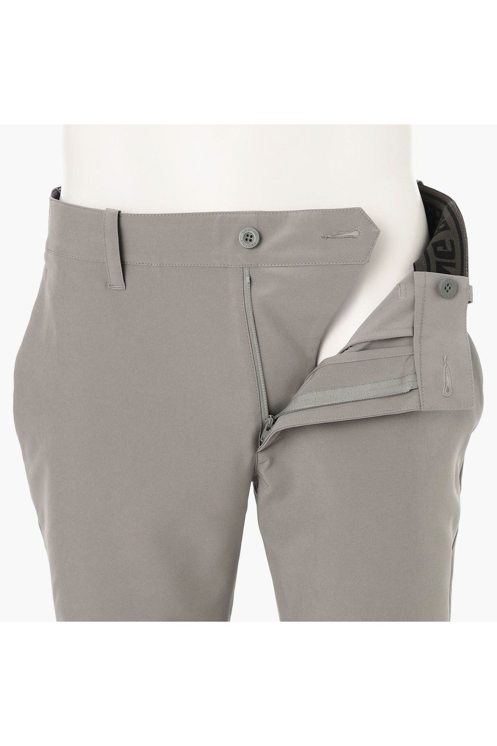 【26SS】 MEN’S COOLCORE LOGO ELASTIC SHORT PANTS / クールコア ウエストゴムベルト ショートパンツ (グレー)