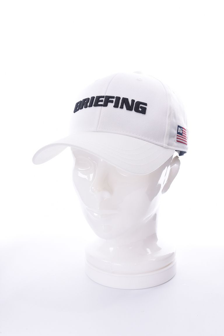 Briefing Golf Mens Basic Cap ロゴ刺繍 ベーシック ベースボールキャップ ホワイト Gossip Golf