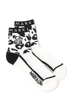 【26SS】 PANTERA GRIP ANKLE SOCKS / レオパードパターン ジャパンメイド アンクルソックス (ホワイト)