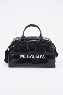 1PIU1UGUALE3 GOLF - AURORA BOSTON BAG / 113Gロゴ オーロラエナメル 