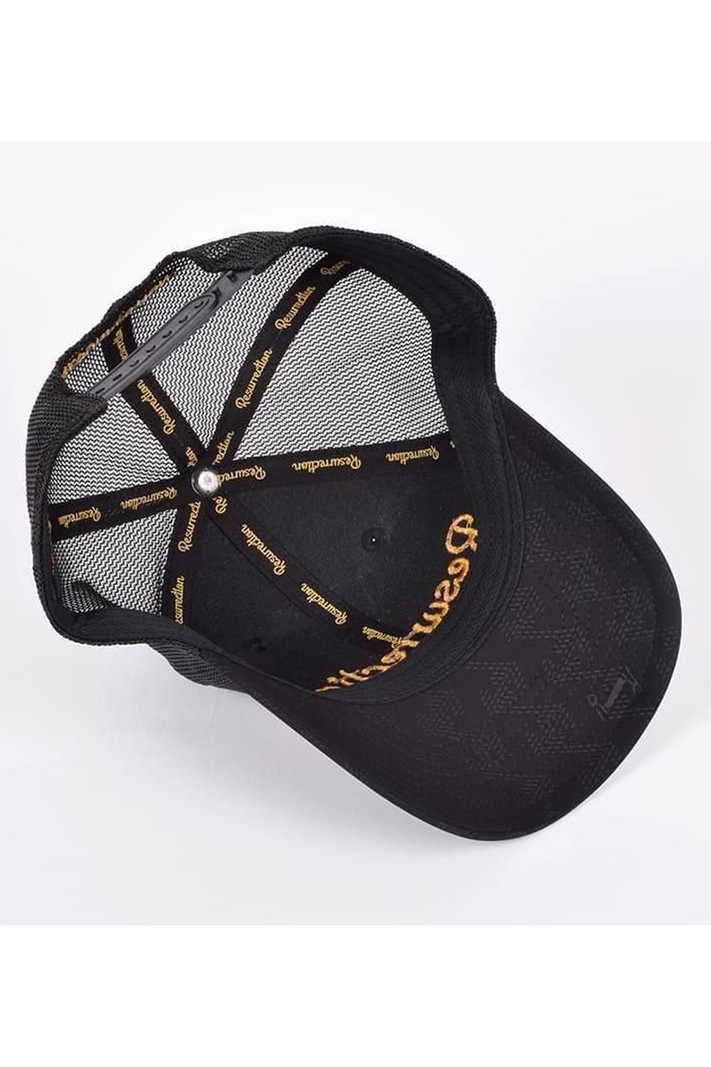 Resurrection - GM EMBOSS MESH CAP / ブランドロゴ刺繍