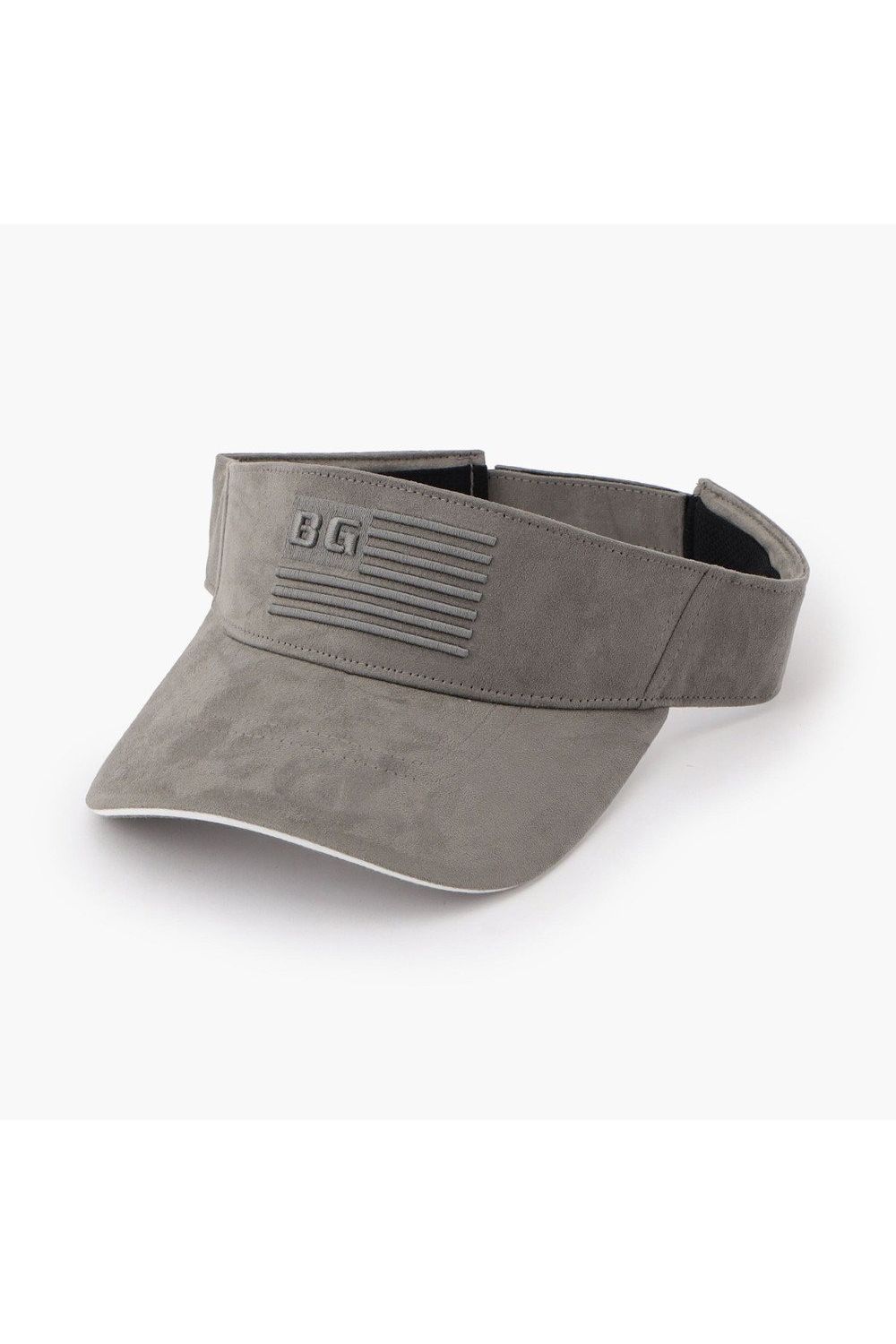 SUEDE VISOR / スウェード生地 サンバイザー (グレー)