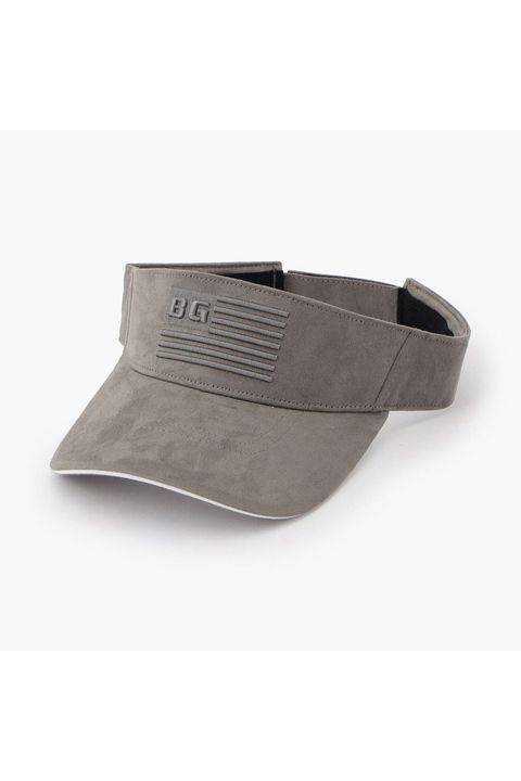 SUEDE VISOR / スウェード生地 サンバイザー (グレー)