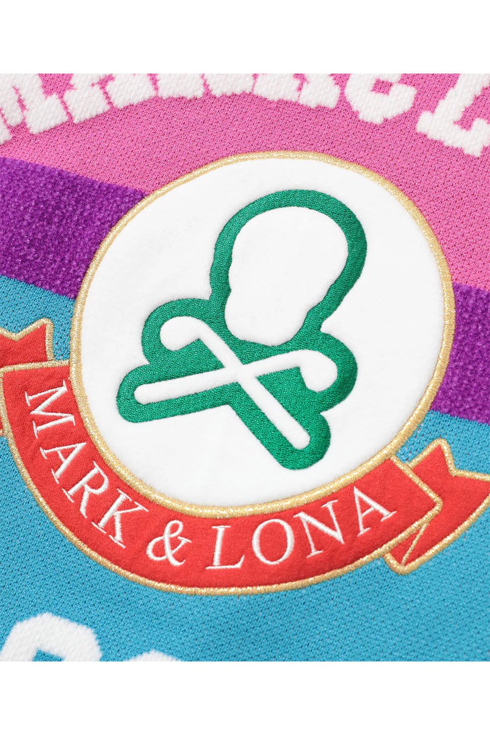 【2025AW】【レディース】 GRAVITY DUAL TONE SWEATER / バイカラーデザイン ブランクスカル ニットプルオーバー (ピンク)