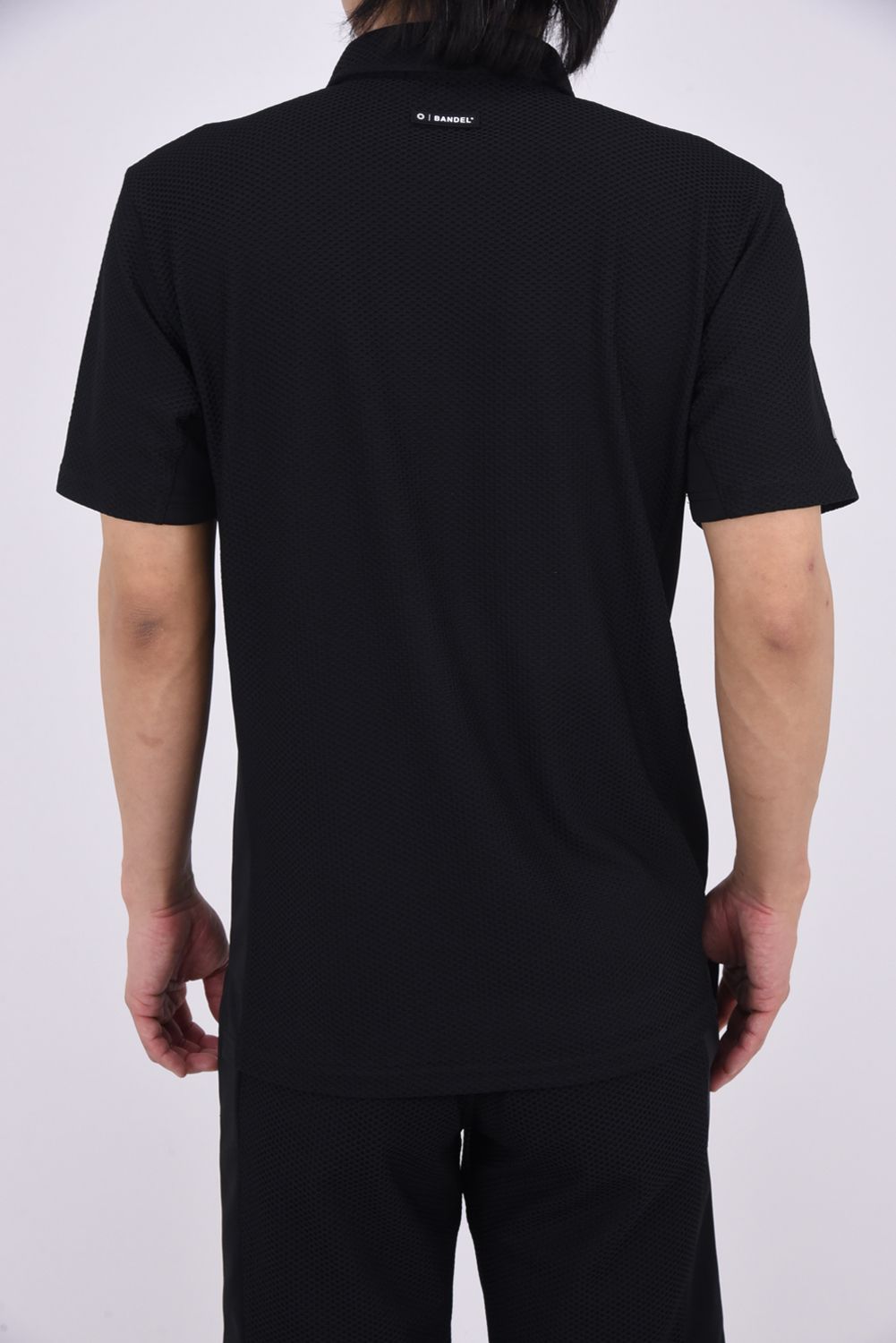 【26SS】 DRY WAFFLE SWITCH POLO / ドライワッフルスウィッチポロシャツ (ブラック)