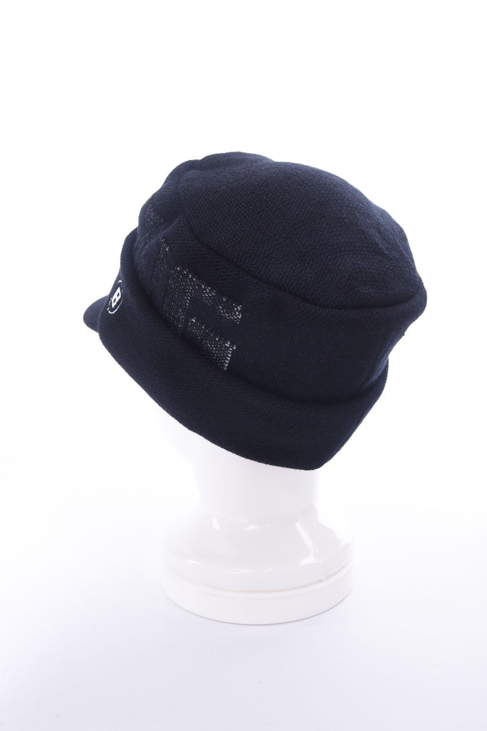 MS WR WOOL KNIT WORK CAP / ブランドロゴジャカード ニットワークキャップ (ブラック)