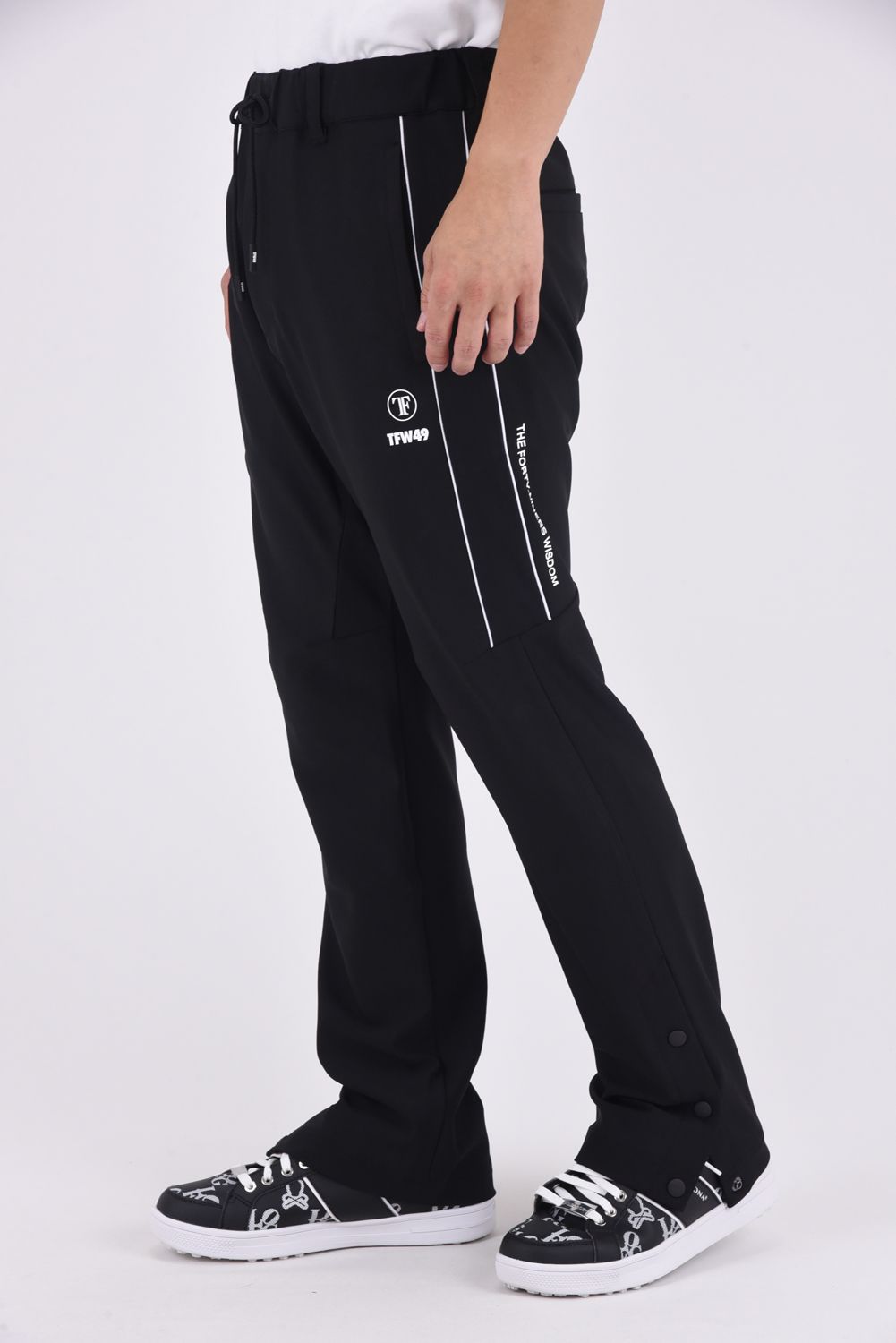 【25AW】 SPORTY TRACK PANTS / スポーティー トラック パンツ (ブラック)