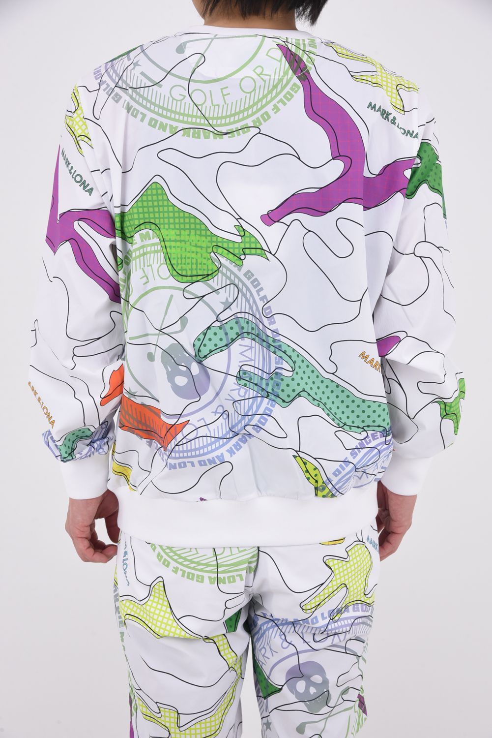 【26SS】 AXON CAMO PERFORMANCE SNEAD JK / 軽量ナイロンタフタ カモフラージュプリント スニードジャック (ホワイト)