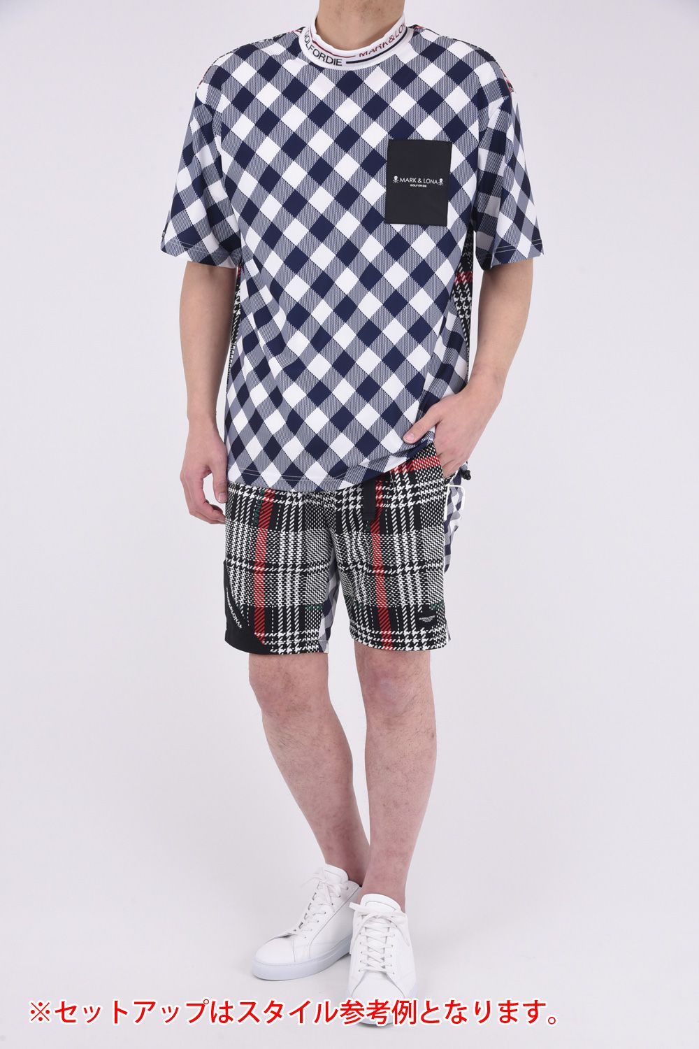MARK & LONA チェック柄セットアップ MARK & LONA チェック柄セットアップ
