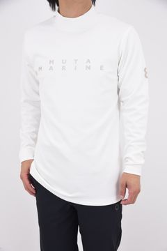 【25AW】 STRETCH MOCK NECK / ストレッチ モックネック Tシャツ (ホワイト)