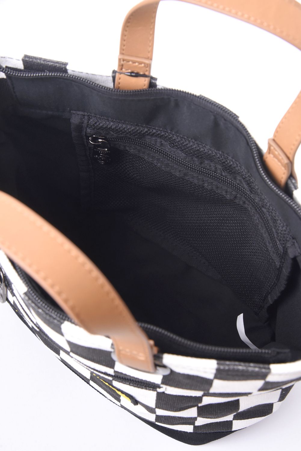CHECKER CART BAG / チェッカー カートバッグ (ホワイト)