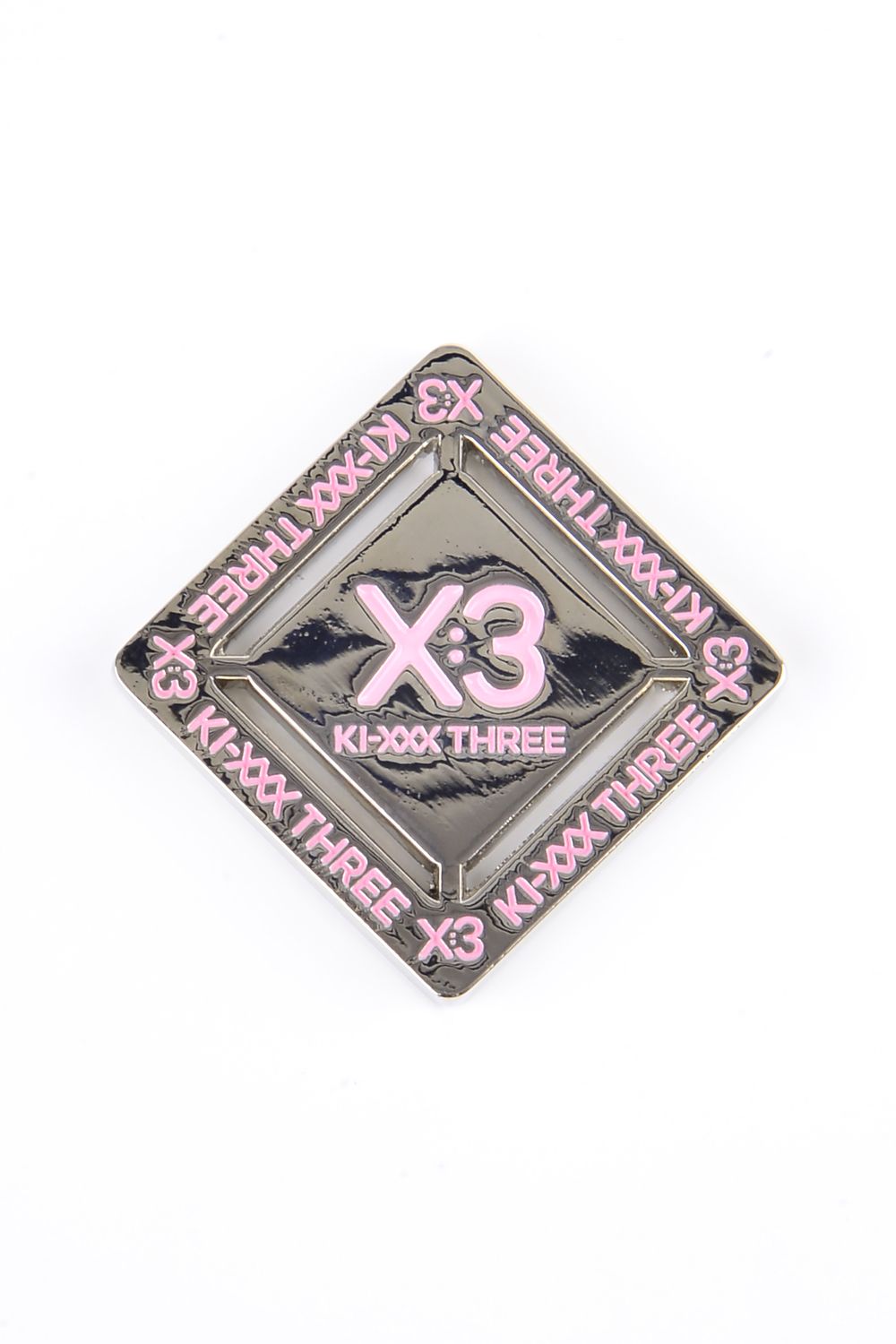【26SS】【プレゼント好適品】 PLATE MARKER "SQUARE" / プレートマーカー スクエア (シルバー/ピンク)