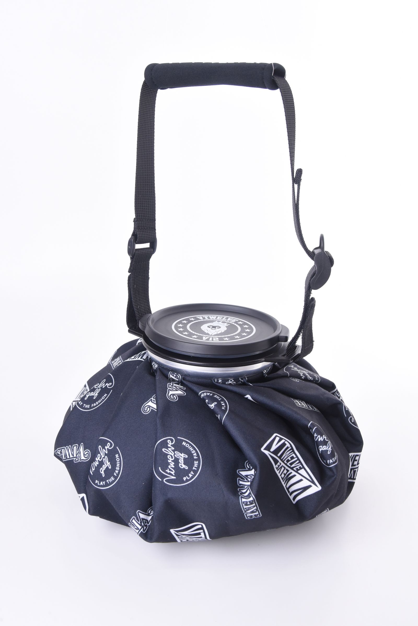 【26SS】 MULTI LOGO ICE BAG / マルチロゴプリント アイスバッグ (ブラック)