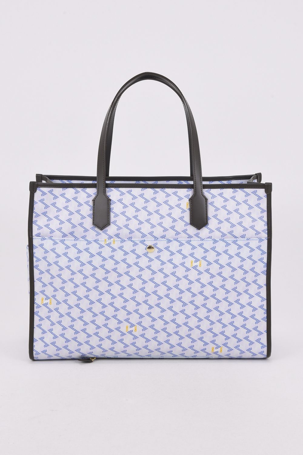 【26SS】  LANIUS SQUARE BIG (ラニウス スクエア ビッグ) / ブランドオリジナルテキスタイル ボストンバッグ （アクア）*