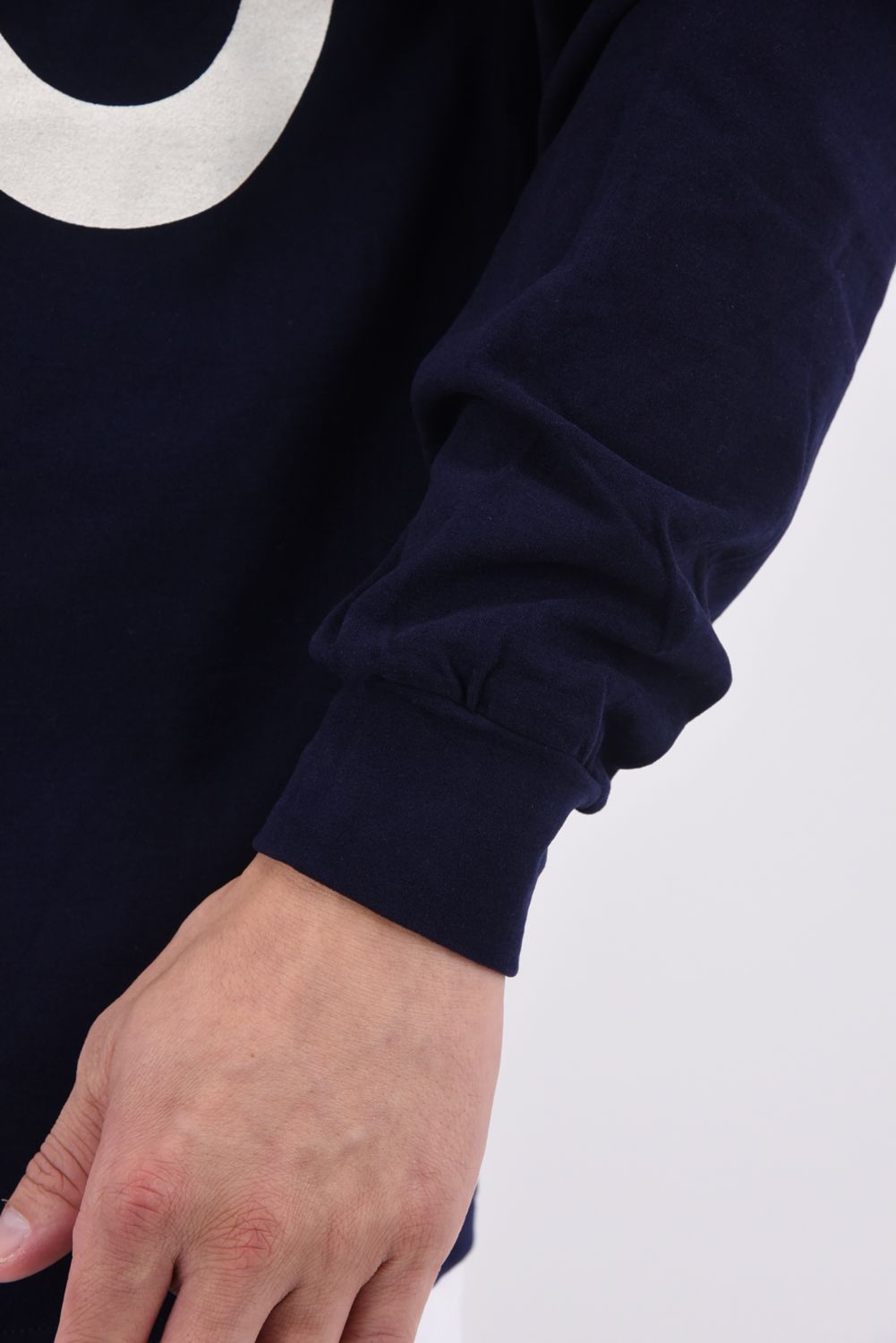 Honu Mockneck L/S (BIG ALOHA) / アロハ プリント ロングスリーブ モックネックシャツ (ネイビー)