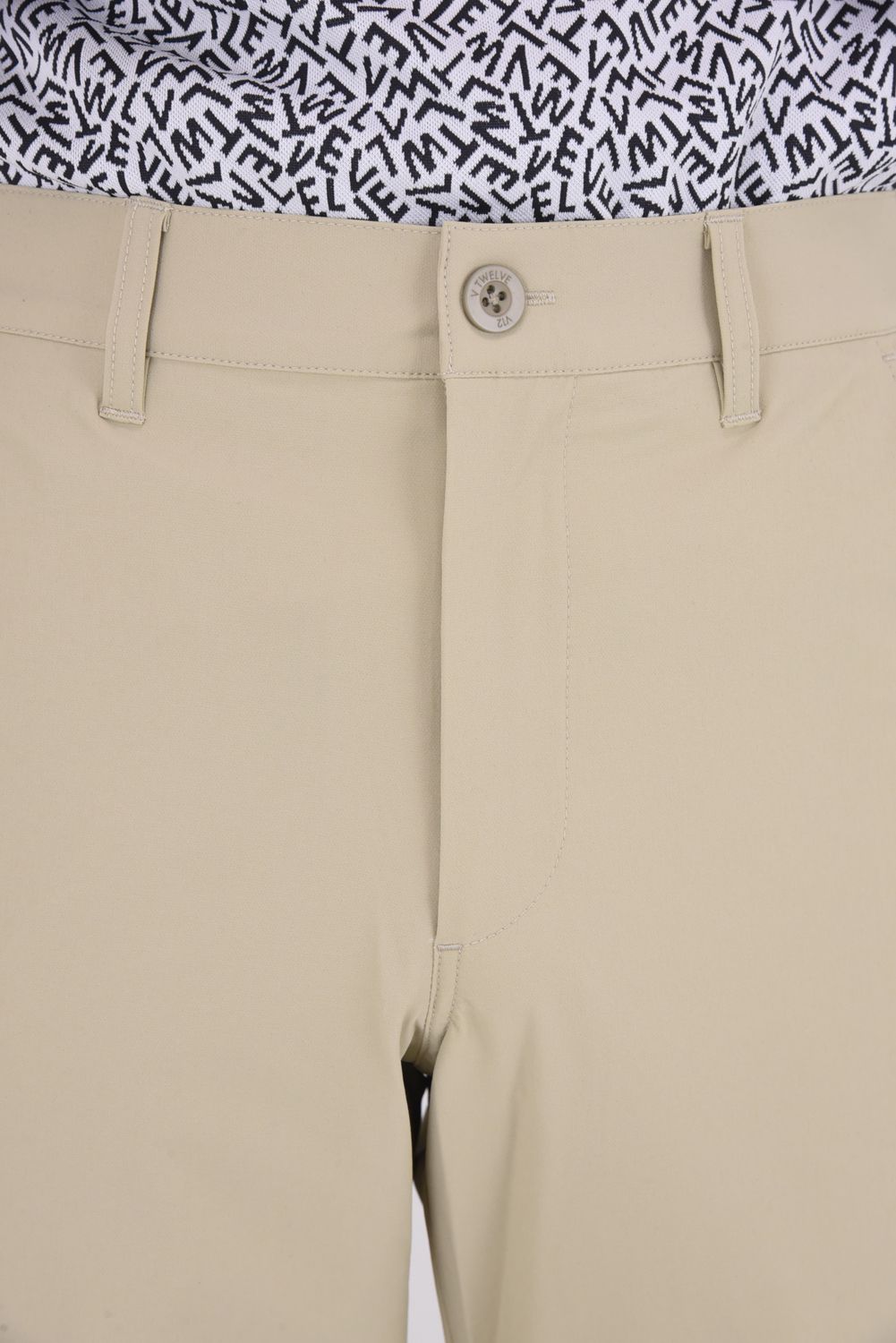 【26SS】 DOT BR PANTS / ドットロゴ ウエストリブ ロングパンツ (ベージュ)