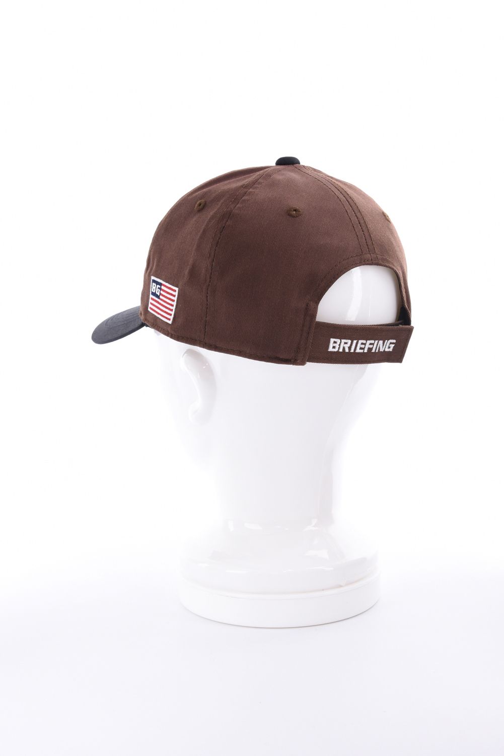 【26AW】 MEN’S 2-TONE INITIAL CAP / バイカラー ブランドイニシャル刺繍 キャップ (ブラウン)