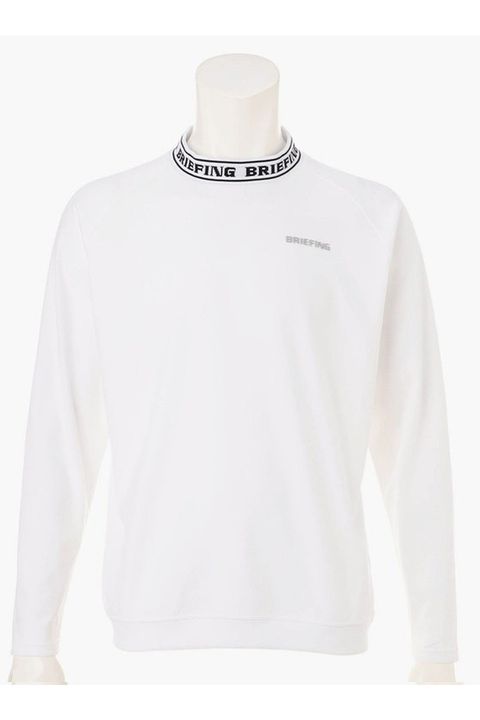 【26AW】 MS NECK LOGO LS HIGHNECK RF / ロゴ ロングスリーブ ハイネック (ホワイト)