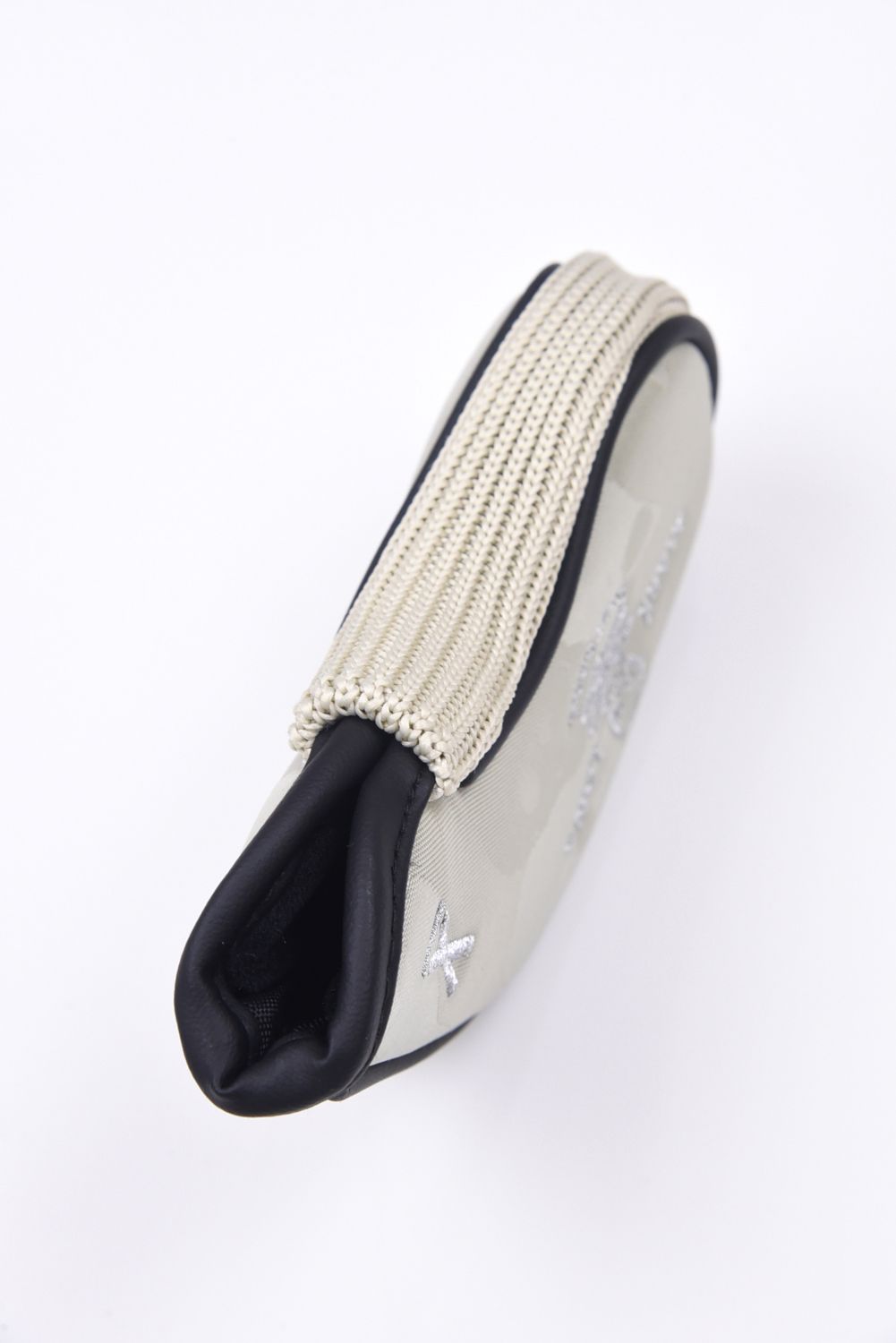 PREMIUM GAUGE IRON COVER / コーデュラナイロン レザーパイピング オリジナルカモジャカード アイアンカバー9個セット (アイスグレー)