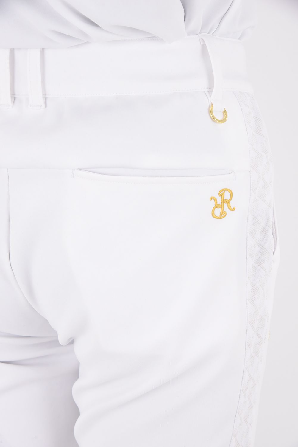 【26SS】 GM SIDE LINE RIB PANTS / モノトーンシリーズ サイドライン リブパンツ (ホワイト)*