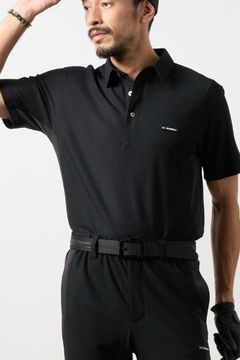 【26SS】 DRY WAFFLE SWITCH POLO / ドライワッフルスウィッチポロシャツ (ブラック)