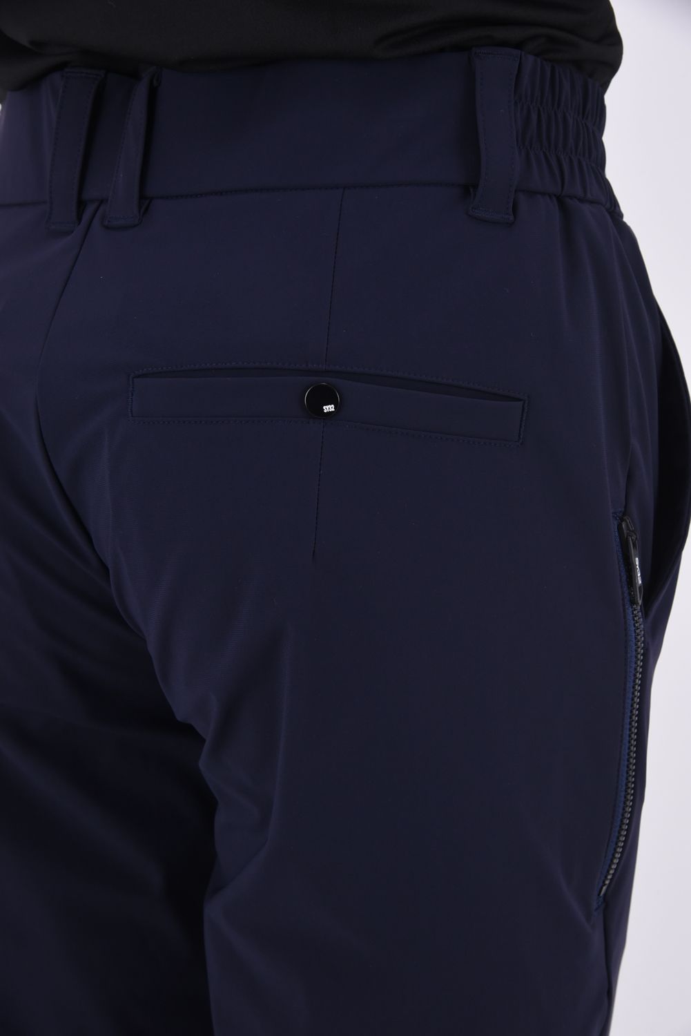 【ABSOLUTE】 CARVICO 425 HIGH STRETCH PIN TUCK PANTS / カルビコ ハイストレッチ ワンタック ストレッチパンツ (ネイビー)