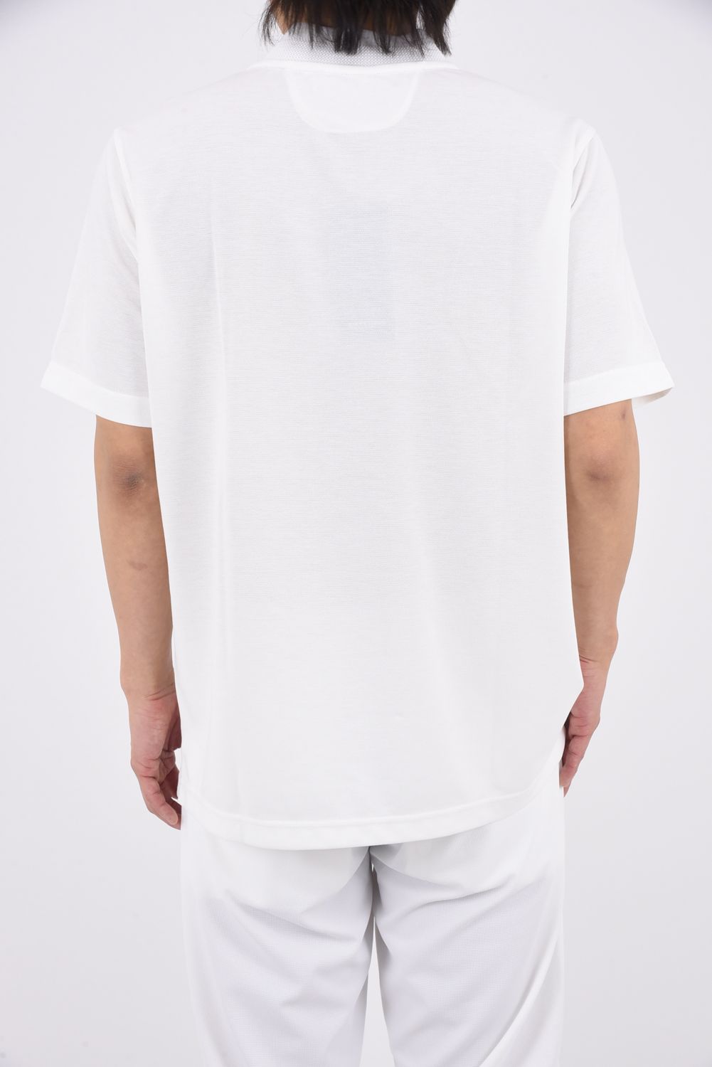 【26SS】 STAND COLLAR POLO SHIRT / スタンドカラー ポロシャツ (ホワイト)