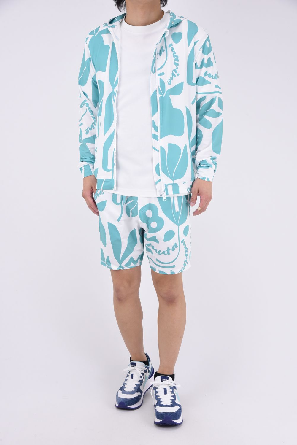 muta - 【25SS】 RUSH SHORT PANTS (FLORAL) / ボタニカル柄