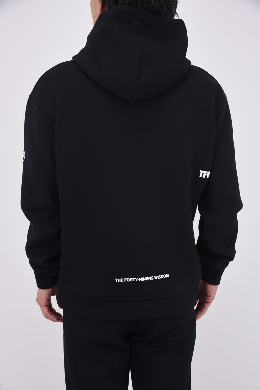 【25AW】 CARDBOARD MATERIAL HOODIE / ダンボール素材 フーディ (ブラック)