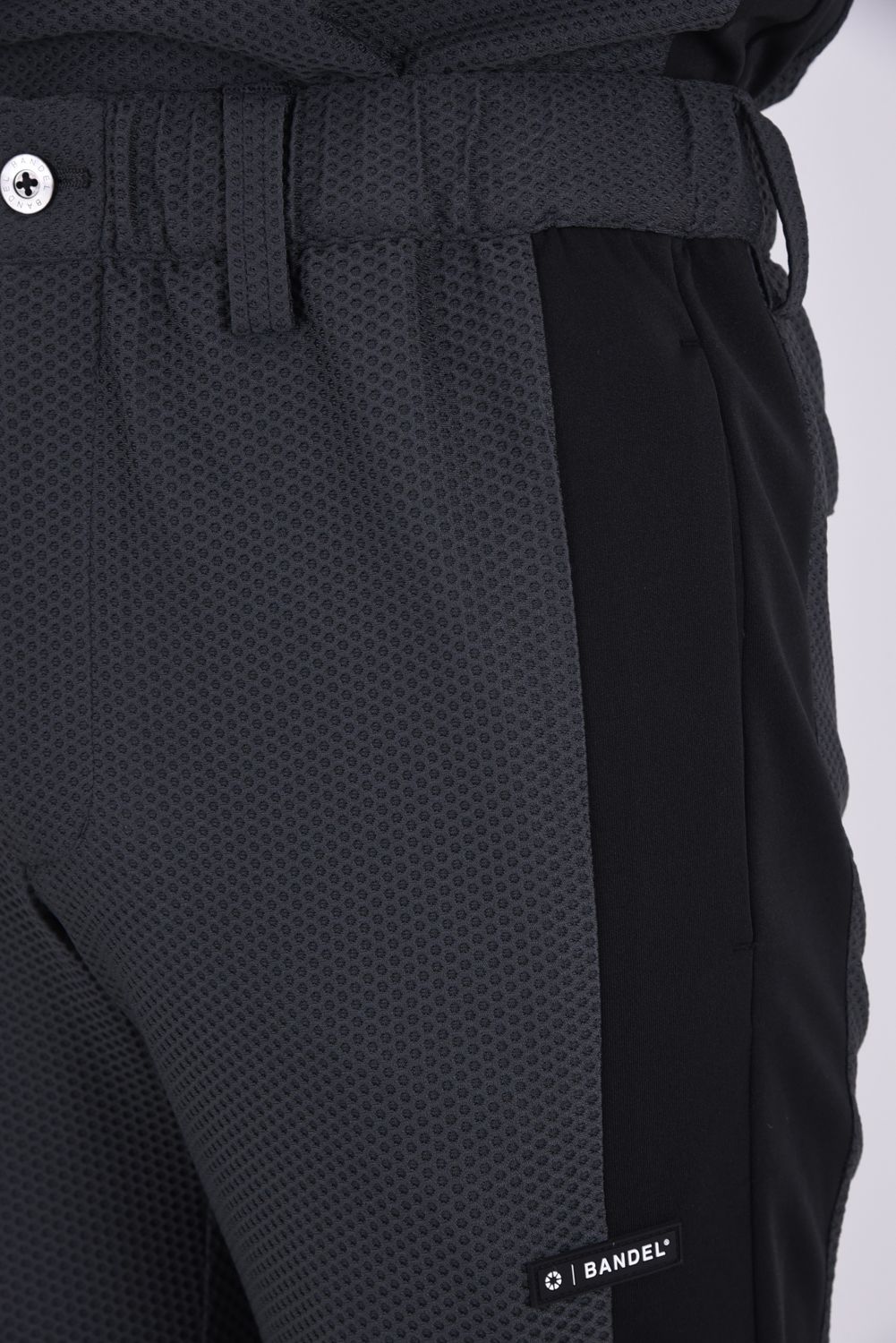 【26SS】 DRY WAFFLE SWITCH TAPERD PANTS / ドライワッフル サイド切り替え テーパードパンツ (チャコールグレー)