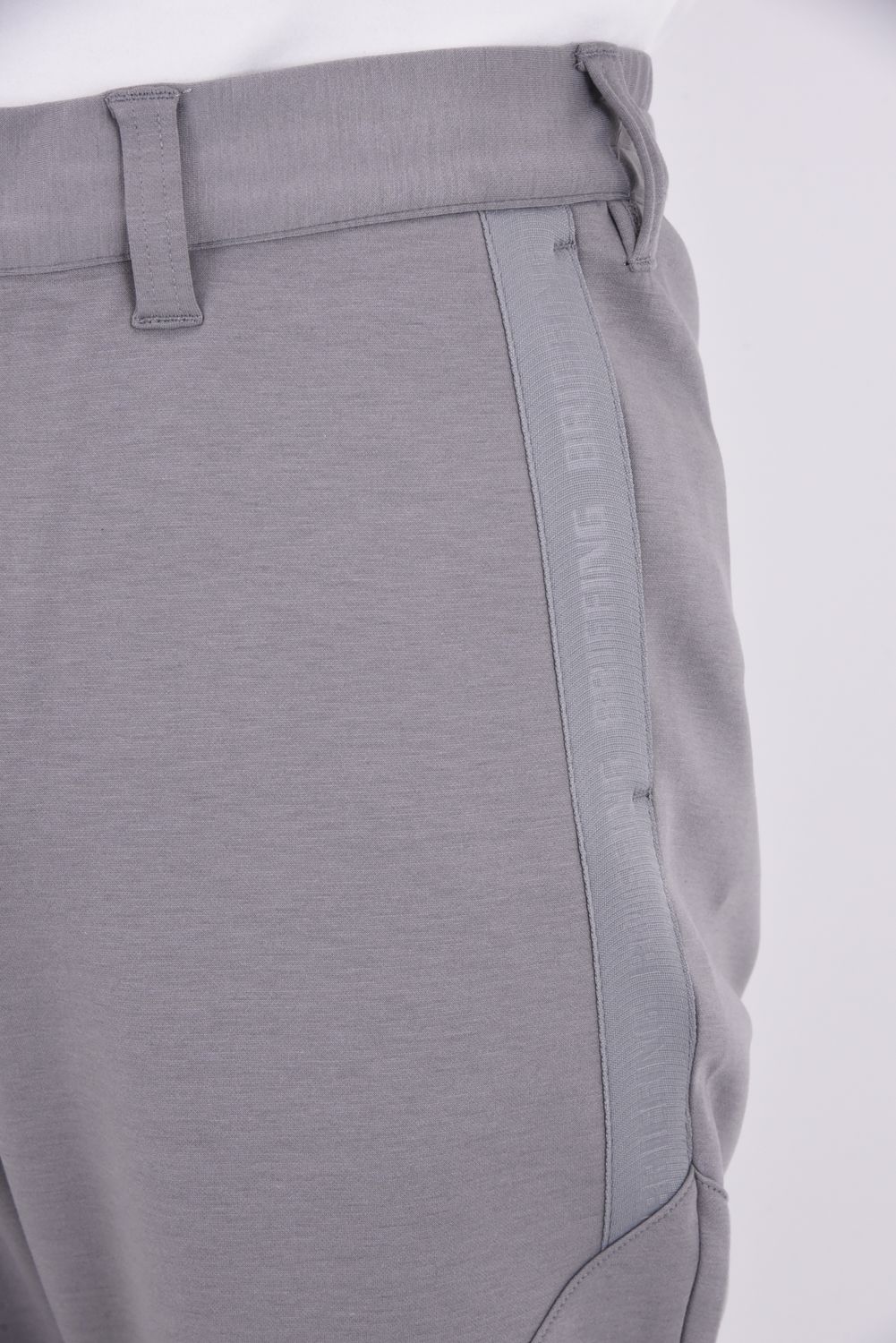 【25AW】 MEN'S WARM LOGO LINE SLIM PANTS / ダンボールニット ロゴ ライン スリムパンツ (グレー)