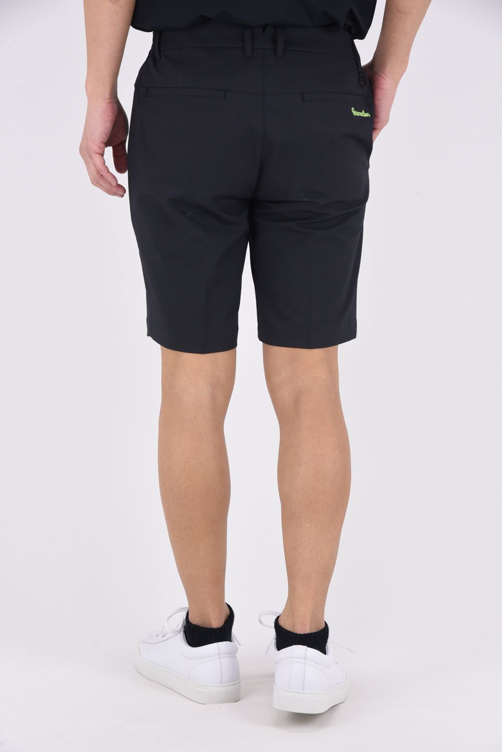 【26SS】 NEON SHORT PANTS / ネオンシリーズ ブランドロゴ ショートパンツ (ブラック)*