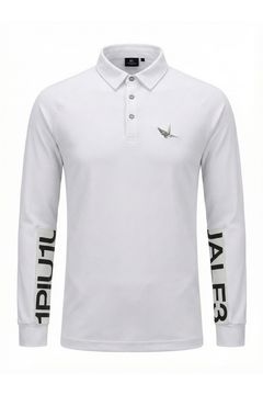 【26AW】 Sleeve LogoLong Sleeve Polo / ロングスリーブ ポロTシャツ (ホワイト) (9月入荷予定)