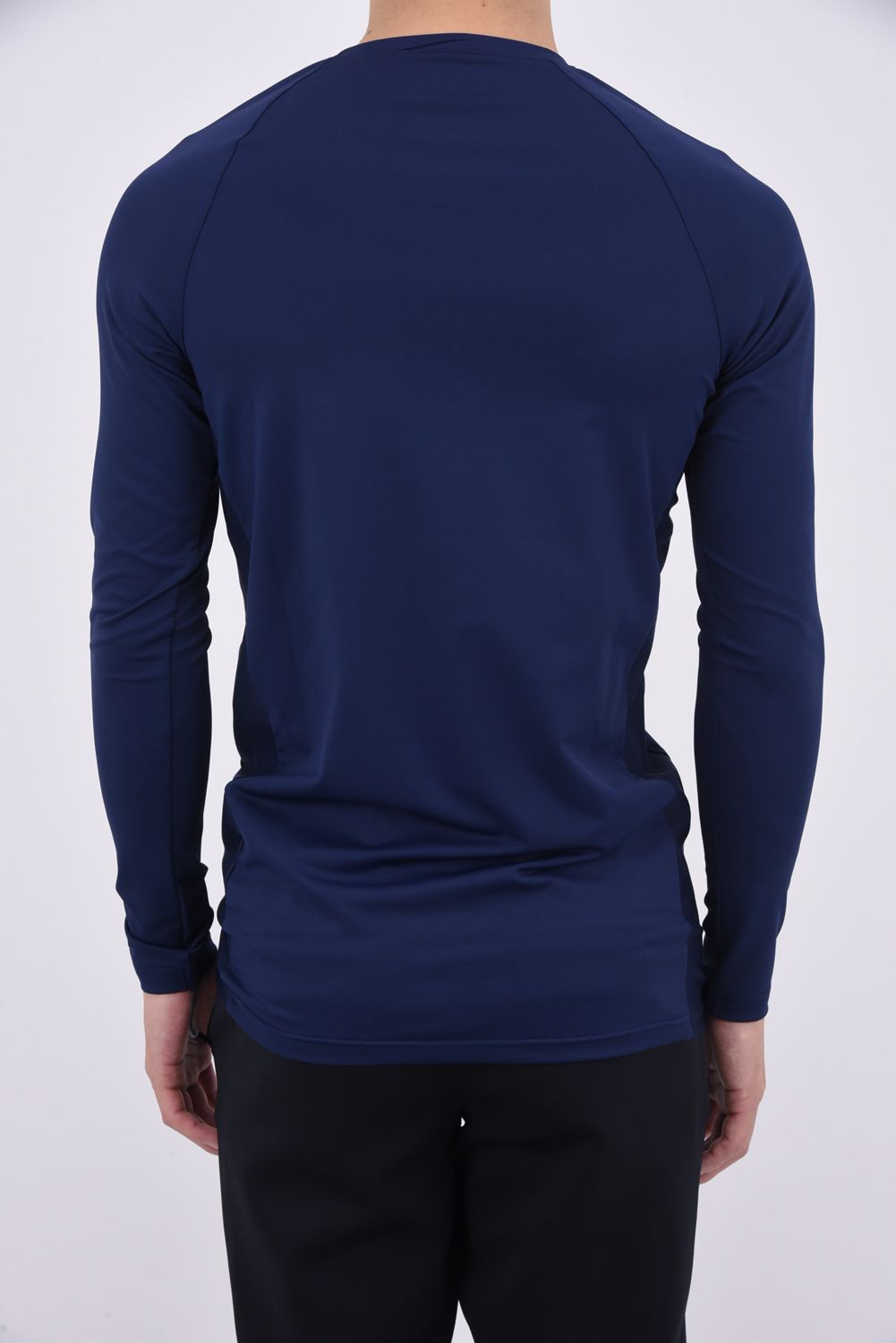 MENS UNDER SHIRT / ブランドロゴ Vネック ストレッチ アンダーシャツ (ネイビー)