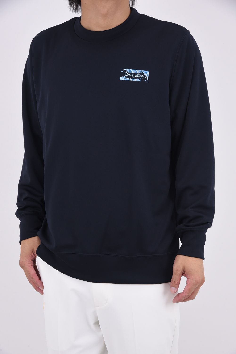 【25AW】 CUBISM LOGO CREW NECK SWEAT / ダンボールニット キュビズムロゴ クルーネックスウェット (ブラック)*