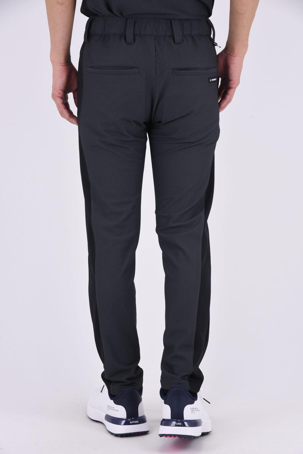 【26SS】 DRY WAFFLE SWITCH TAPERD PANTS / ドライワッフル サイド切り替え テーパードパンツ (チャコールグレー)