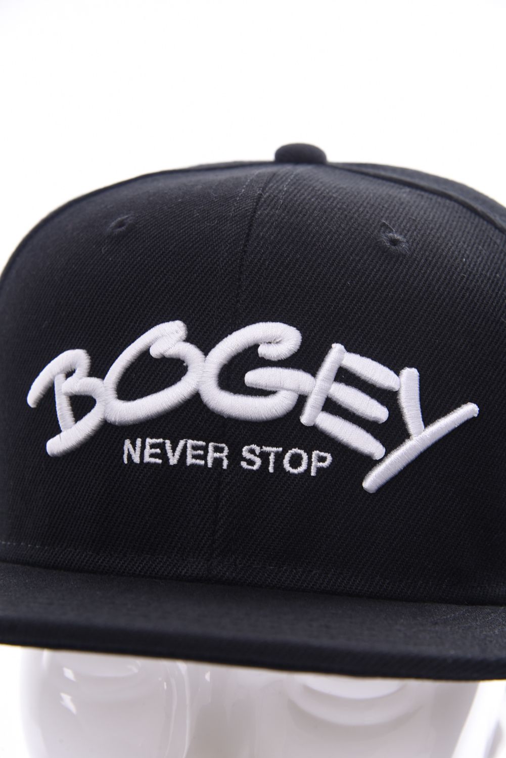 BOGEY CAP /  刺繍 キャップ ブラック