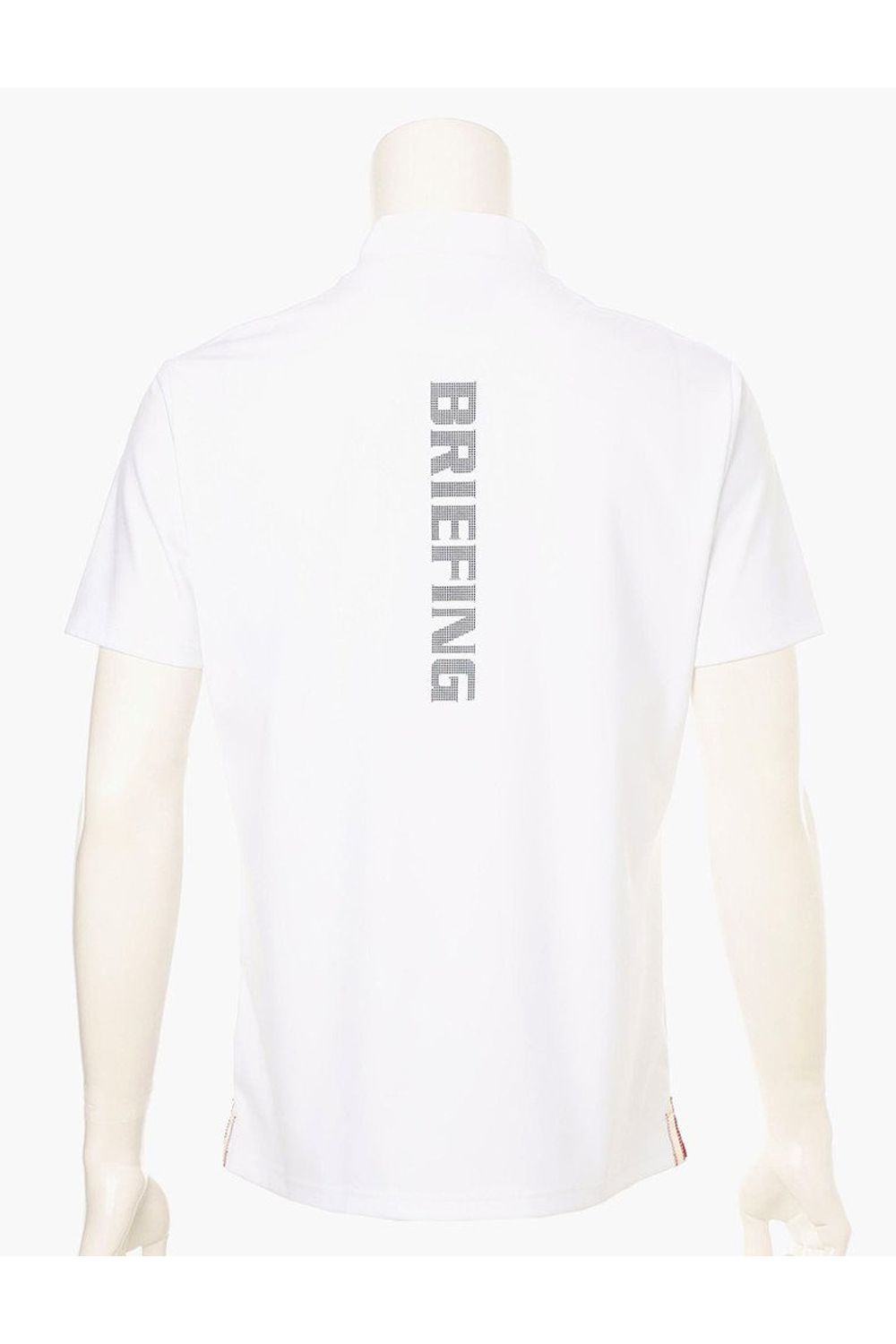 【26SS】 MEN'S TOUR HIGHNECK / ベーシック ブランドロゴ モックネックTシャツ (ホワイト)