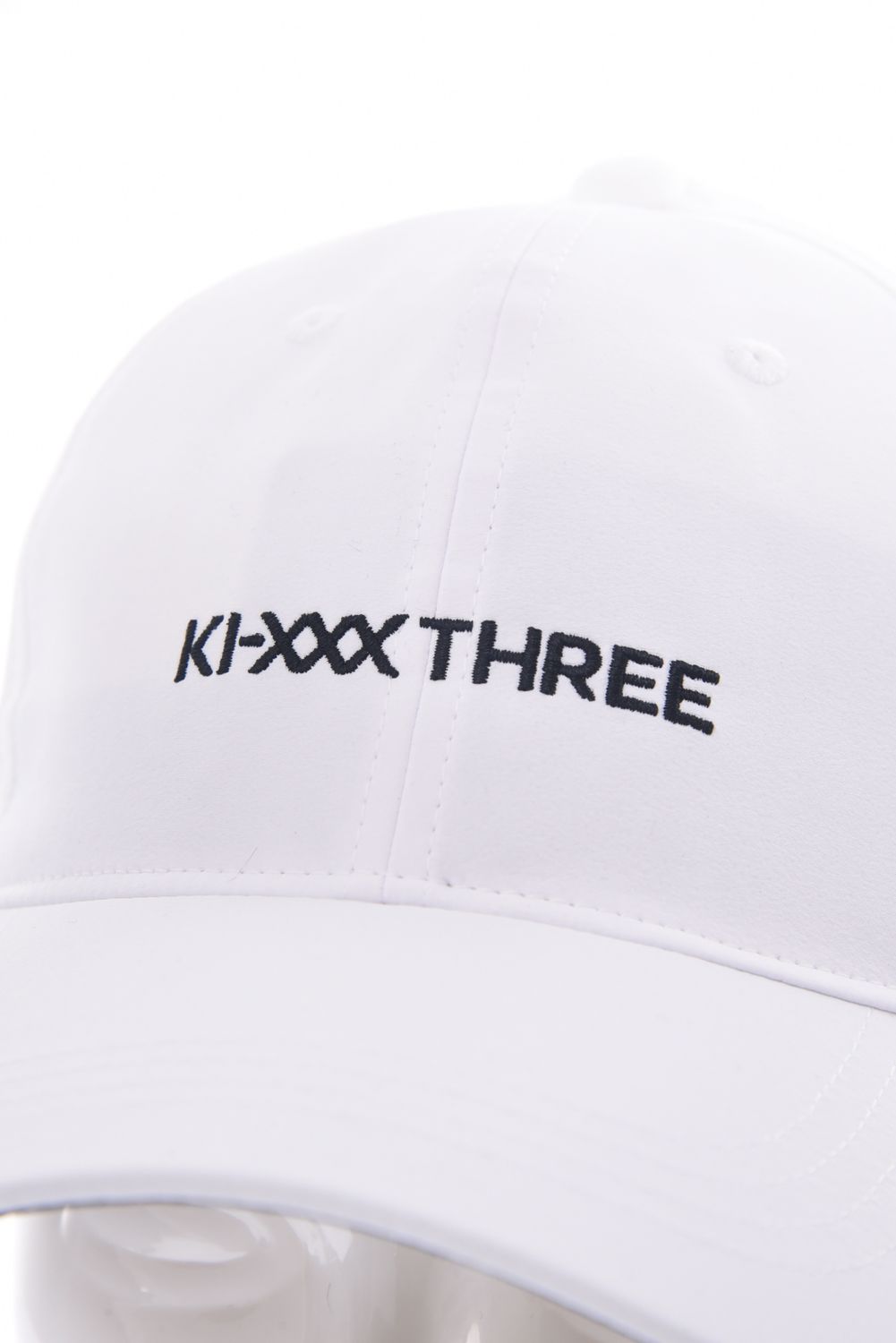 LOGO CAP / ロゴ刺繡 ベースボールキャップ (ホワイト)