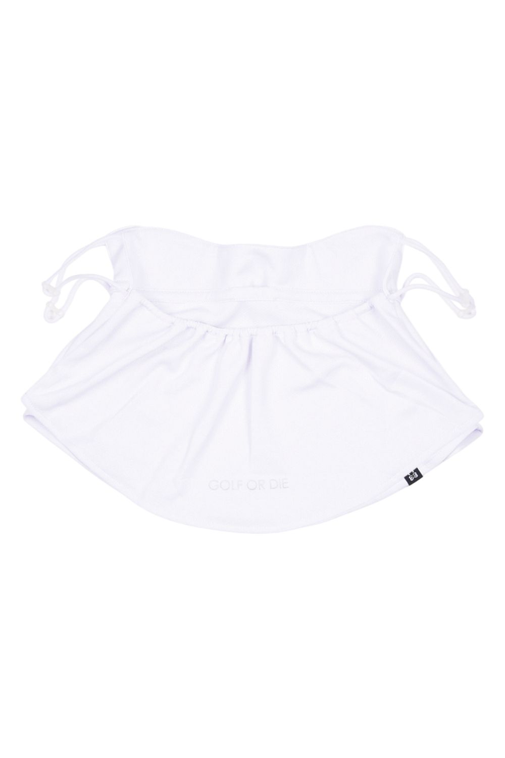 【26AW】 UV SHIELD FACE COVER / 接触冷感 UVカット ブランドロゴ フェイスカバー (ホワイト)