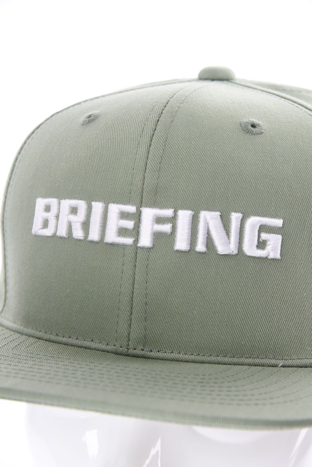 【26SS】 MEN’S BASIC FLAT VISOR CAP / ベーシック ブランドロゴ フラットキャップ (セージグリーン)