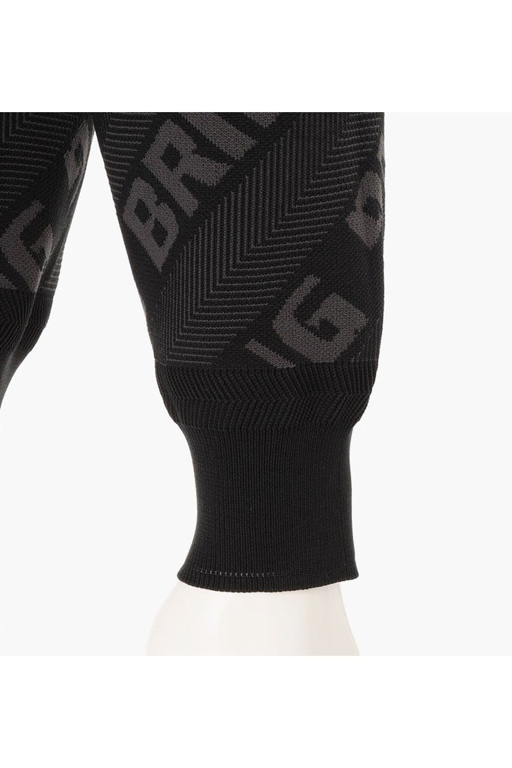 【25AW】 CE MEN'S WR BIAS LOGO CREWNECK KNIT / バイアスロゴジャカード クルーネックニット (ブラック)