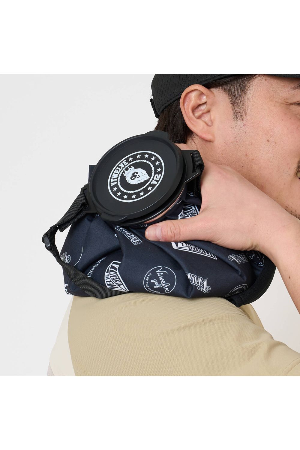 【26SS】 MULTI LOGO ICE BAG / マルチロゴプリント アイスバッグ (ブラック)