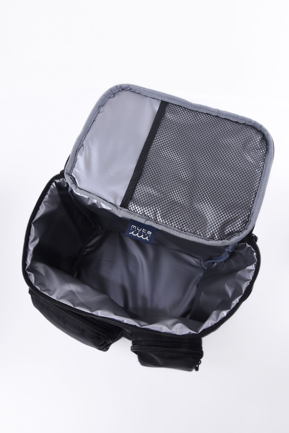 COOLER BAG / ブランドロゴ ショルダーストラップ付き クーラーバッグ ブラック