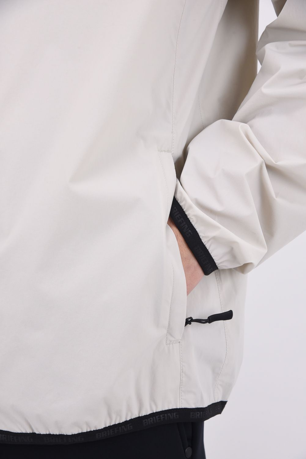 【26SS】 MEN'S POCKETABLE WIND PARKA / 4WAYストレッチタフタ ポケッタブル ライトパーカー (ベージュ)